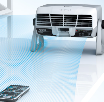 High-speed, High-precision, Wide-area Static Elimination Blower